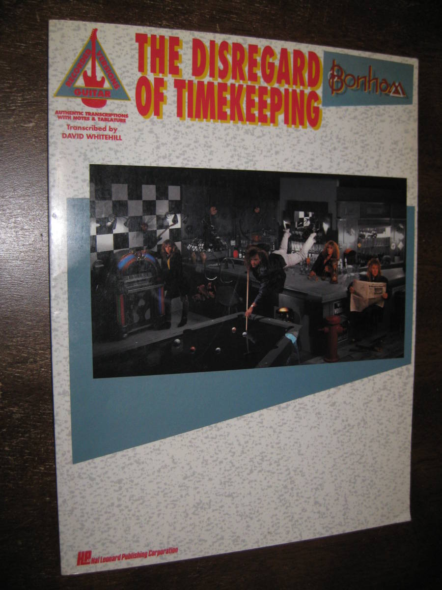 ☆ BONHAM ボーナム / THE DISREGARD OF TIMEKEEPING ザ・ディスガード・オブ・タイムキーピング 輸入楽譜拍卖