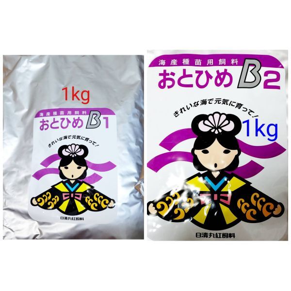 メダカの餌 日清丸紅 おとひめB1 1kg おとひめB2 1kg 熱帯魚拍卖