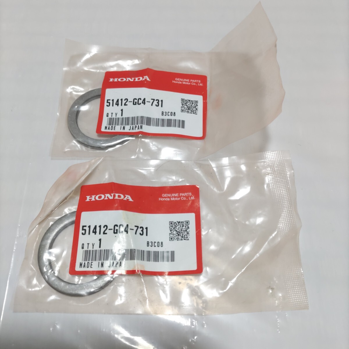 横浜発 ホンダ HONDA リング,バツクアツプFORZA フォルツァ 純正 51412-GC4-731 PS250 未開封品 未使用 2個セット拍卖