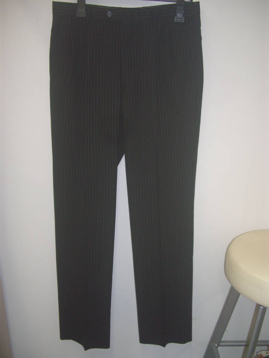 wilkes bashford(ウィルクスバッシュフォード/タカキュー)シルクウールストライプ/パンツ☆サイズA7拍卖