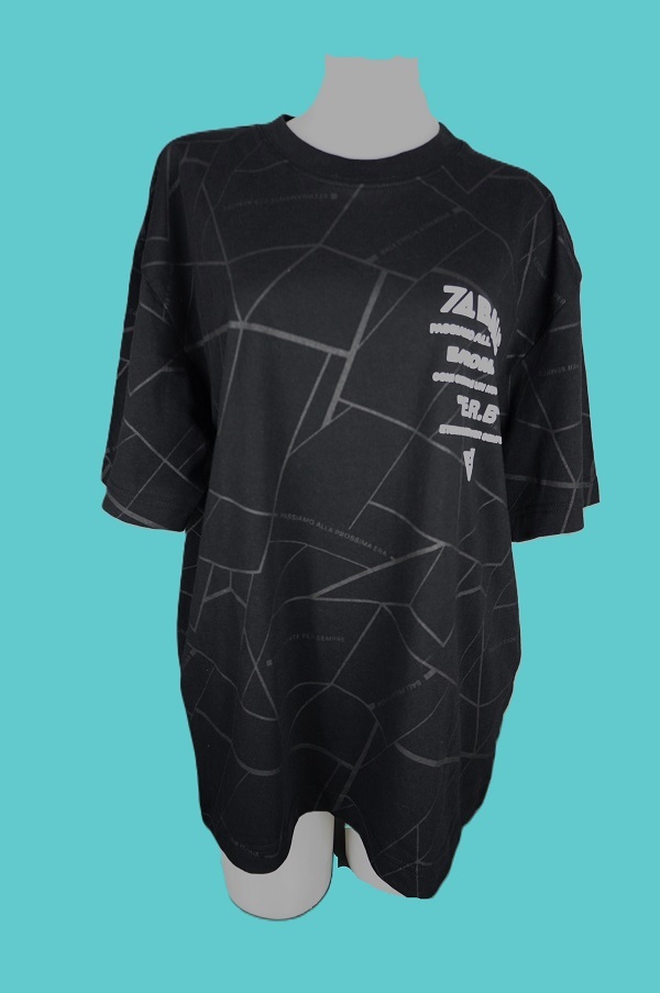 ボール 54207 黒グレープリント Lサイズ 半袖Tシャツ 綿100% Bigシルエット 新品 BALL拍卖