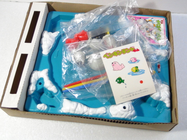 再値下 バンダイ BANDAI ペンギンランドゲーム ペンギン つり 釣り 日本製 電動 おもちゃ拍卖