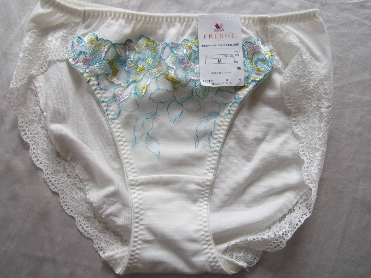 【ワコール】フレシィ 綿混ラフレンシアショーツ M 拍卖
