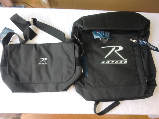 新品 ROTHCO (ロスコ) Logo CL Box  バックパック&メセンジャーバック セット カナビラ付き 通勤 通学 トラベル拍卖
