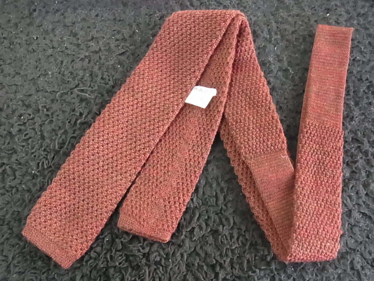 0^o^0ocl♪NIT0526美品オリヒカ「ORIHICA」【本格ニットタイ】ネクタイ拍卖