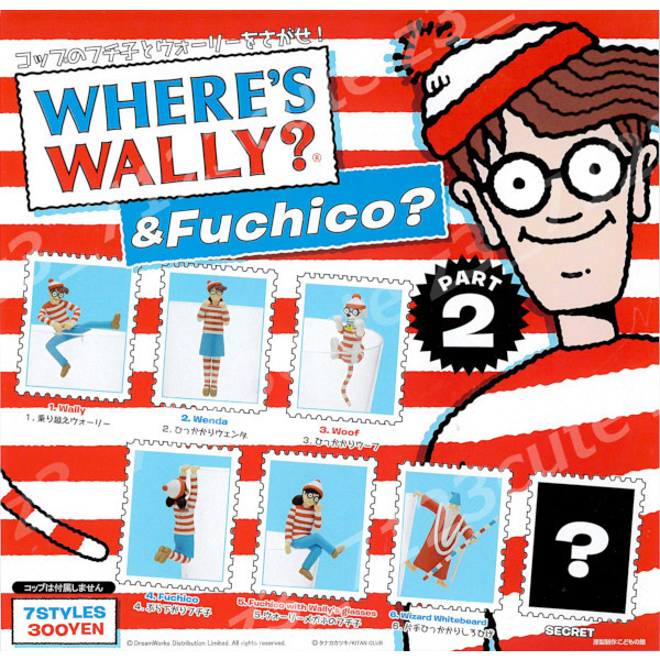 ★ガチャポン コップのフチに舞い降りた天使コップのフチ子とウォーリーをさがせ!PART2 全7種(シークレット入り)★12r003789拍卖