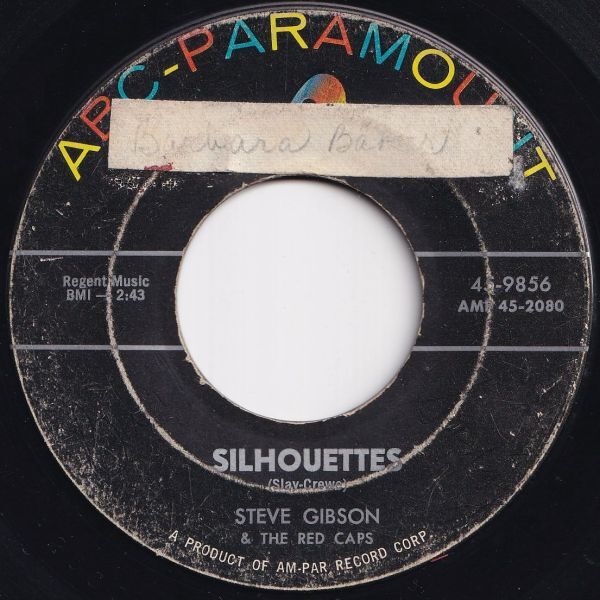 Steve Gibson & The Red Caps Silhouettes / Flamingo ABC-Paramount US 45-9856 207781 R&B R&R レコード 7インチ 45拍卖