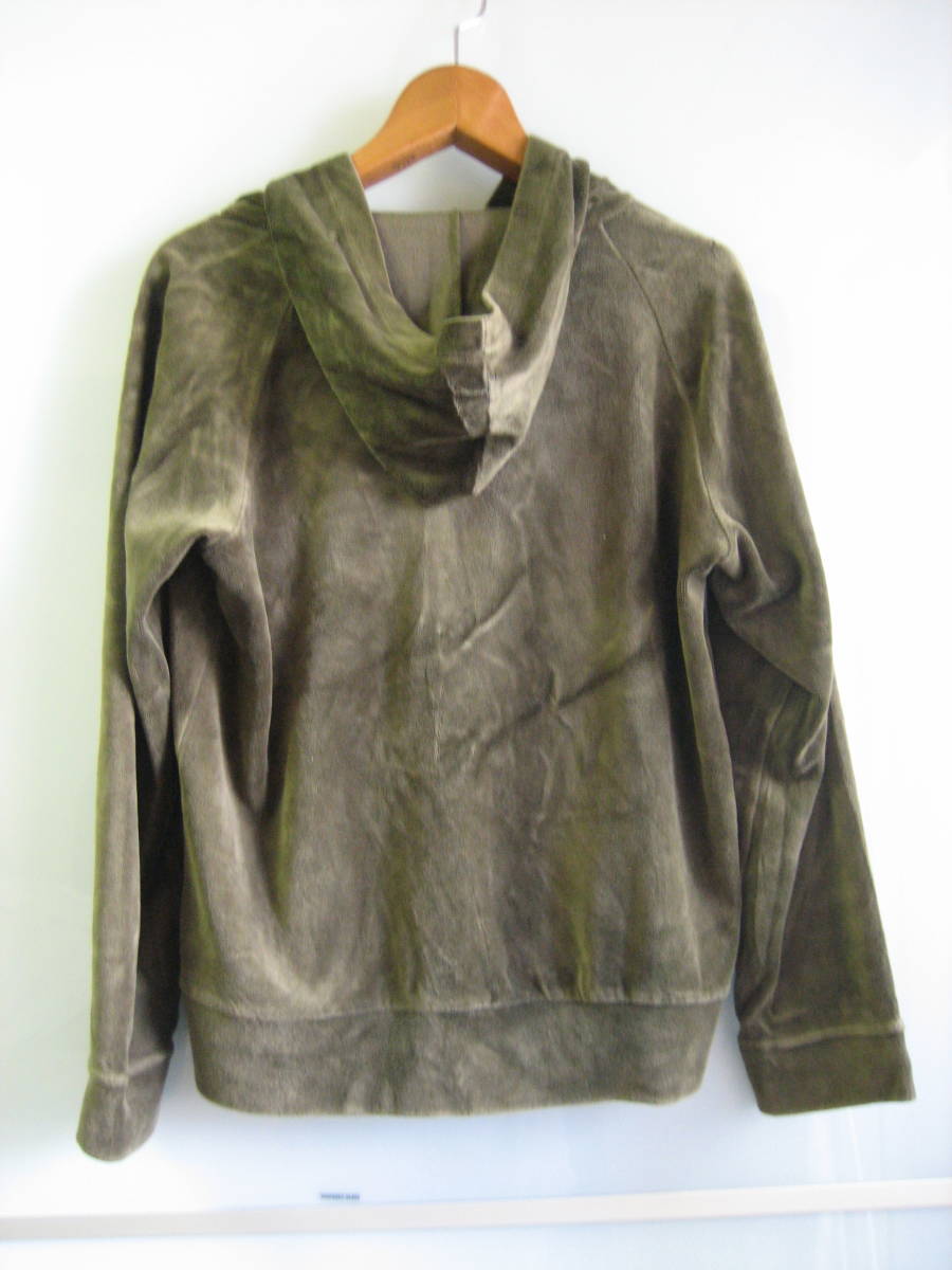 Ray BEAMSレイビームスパーカー◆カーキベロアレディースコットンモスグリーン拍卖