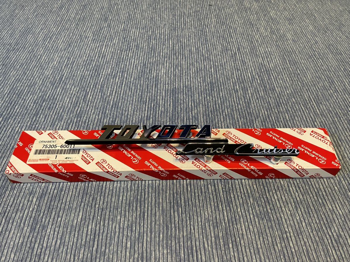 ■■■②在庫有すぐ発送 トヨタ純正 ランドクルーザー サイド エンブレム FJ40 FJ40V FJ43 TOYOTA Land Cruiser ランクル40 40系拍卖