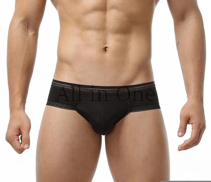 97-93-9 快適 シームレス アイスシルク メンズ ブリーフ ショーツ 【ブラック,Lサイズ】男性 下着 インナーウェア パンツ ローライズ.1拍卖
