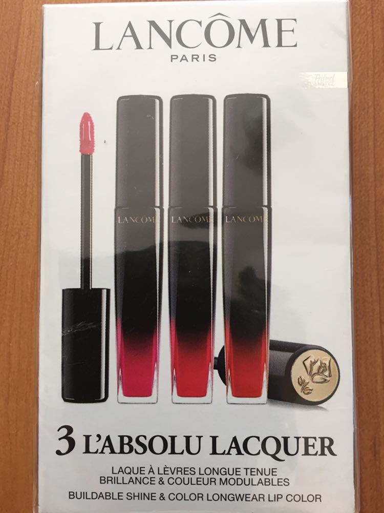 新品未開封 ランコム ラブソリュー ラッカー3色セット拍卖