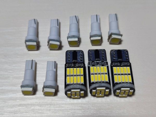 ZRX400 ZRX1100 ZRX1200 メーター用 ホワイト LED バルブ インジケーター ランプ セット カワサキ kawasaki 26/t5拍卖