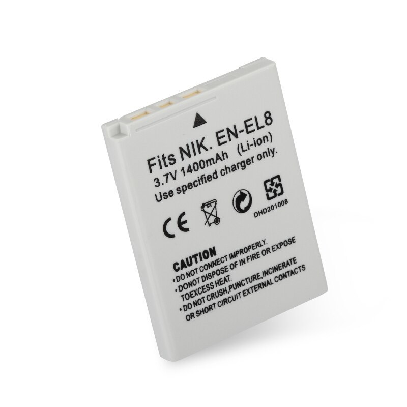 送料無料 Nikon ニコン EN-EL8 バッテリー 1400mAh 互換品拍卖