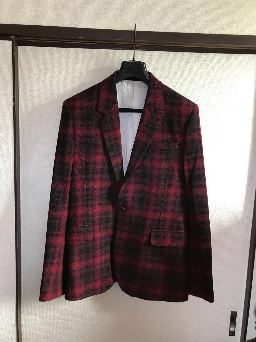 【格安!】【大人気商品】 FACTOTUM ファクトタム ウールチェックテーラードジャケット ブレザー 即決早い者勝ち拍卖