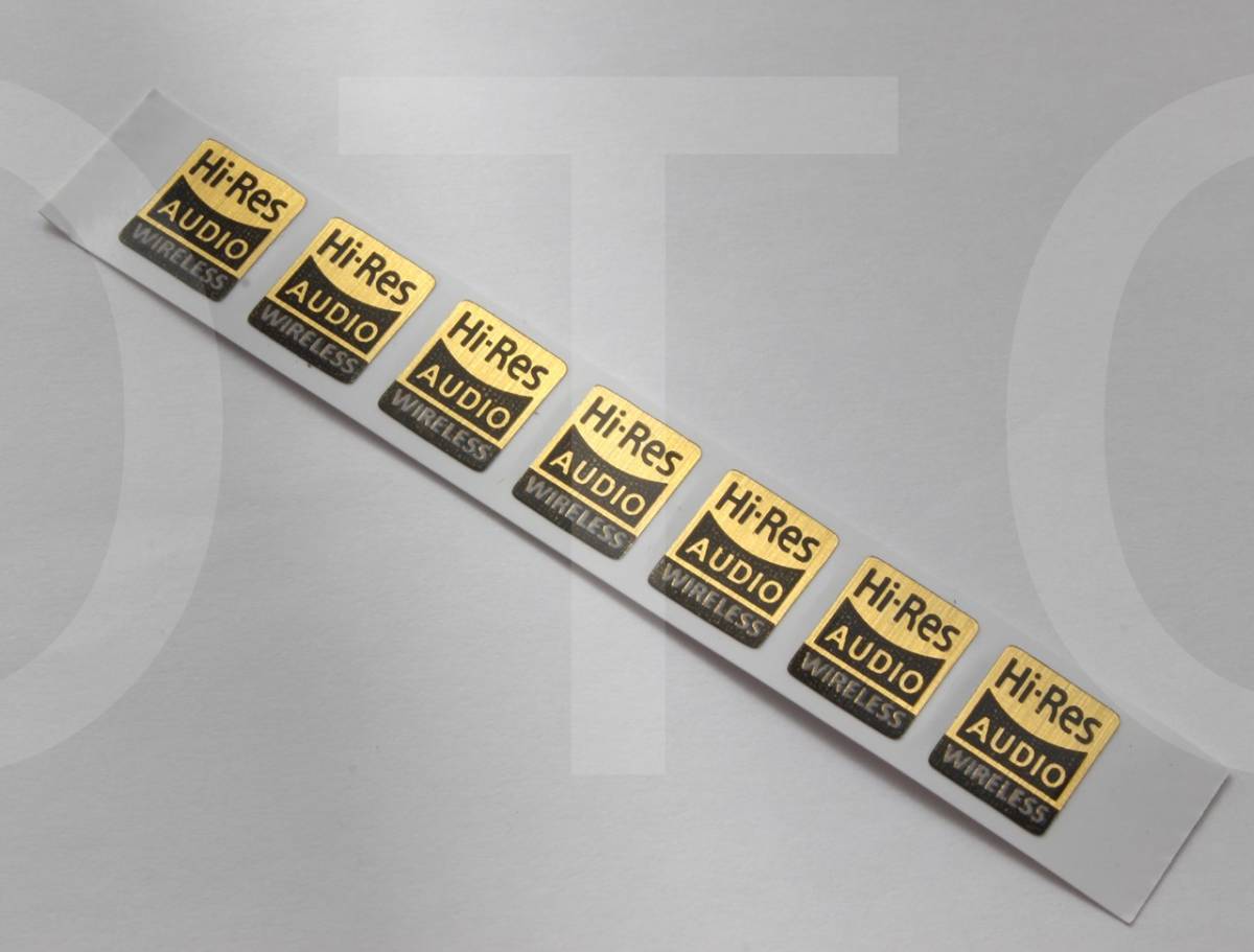 Hi-Resラベルシール Hi8w 8mm 7枚 Bluetoothスピーカー ワイヤレススピーカー ネットワークオーディオプレーヤー 貼付用 送料110円拍卖