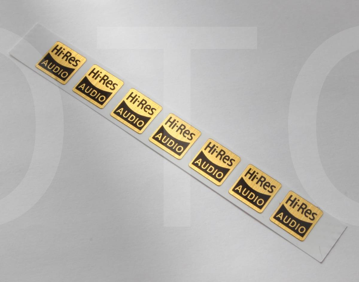 Hi-Resラベルシール Hi8 8mm 7枚 AK4499EQ ES9039PRO D/Aコンバーター USB DAC アンプ ハイレゾ Audio 音源 ケース 貼付用 送料110円拍卖