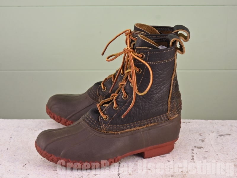 Z681 USA製 L.L.ビーン ビーンブーツ 茶 ブラウン レディース 23cmくらい拍卖