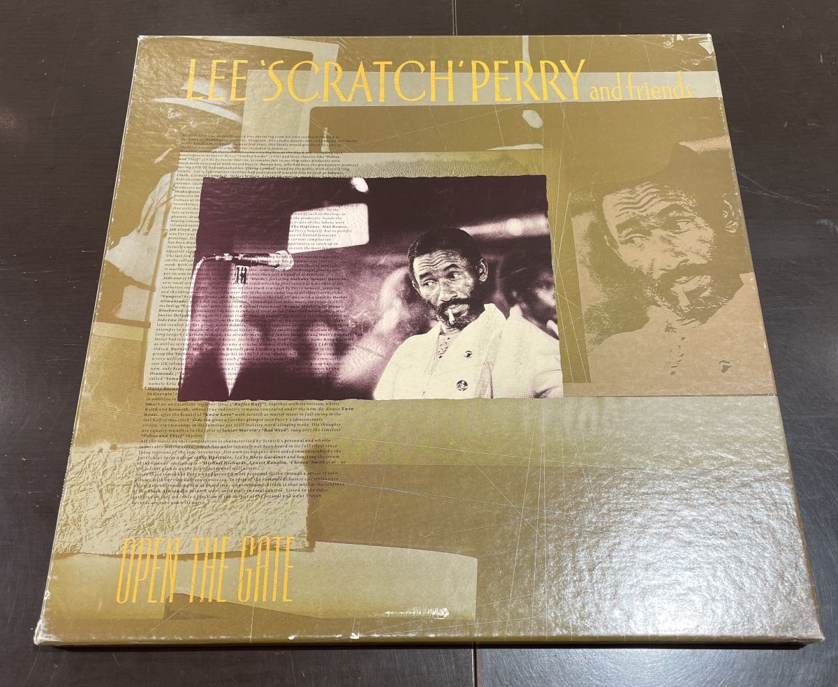 ボックスセット!89年 UKプレス3LP!Lee 'Scratch' Perry & Friends / Open The Gate【Trojan / PERRY 2】リー・ペリー レゲエ Reggae拍卖