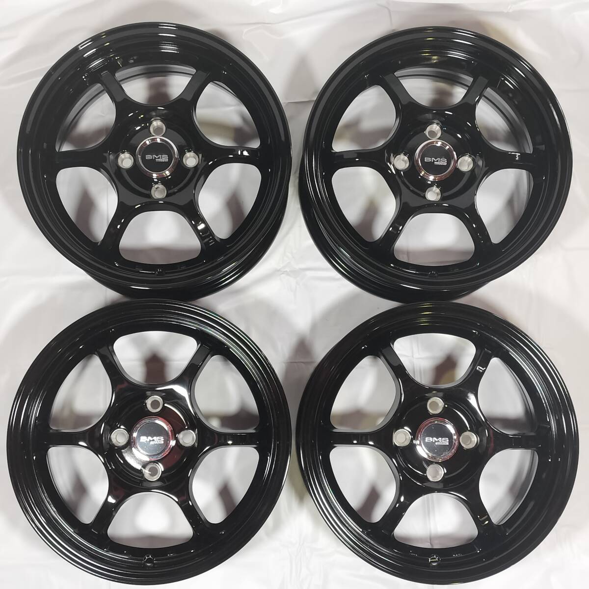 BMS RESONATE グロスブラック 15-6.5J 4H100 +40 LINGLONG 175/55R15 タンク シビック インテグラ フィット スイフト 01-2353拍卖