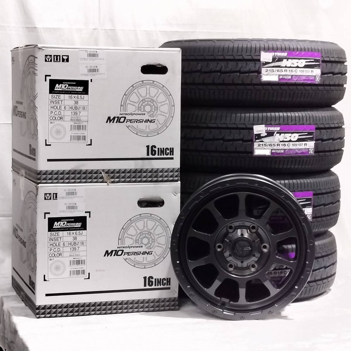 ナイトロパワー M10 パーシング 16x6.5J+38 6H139.7 TOYO H30 215/65R16 ホワイトレター ハイエース レジアスエース 200系 01-2518拍卖