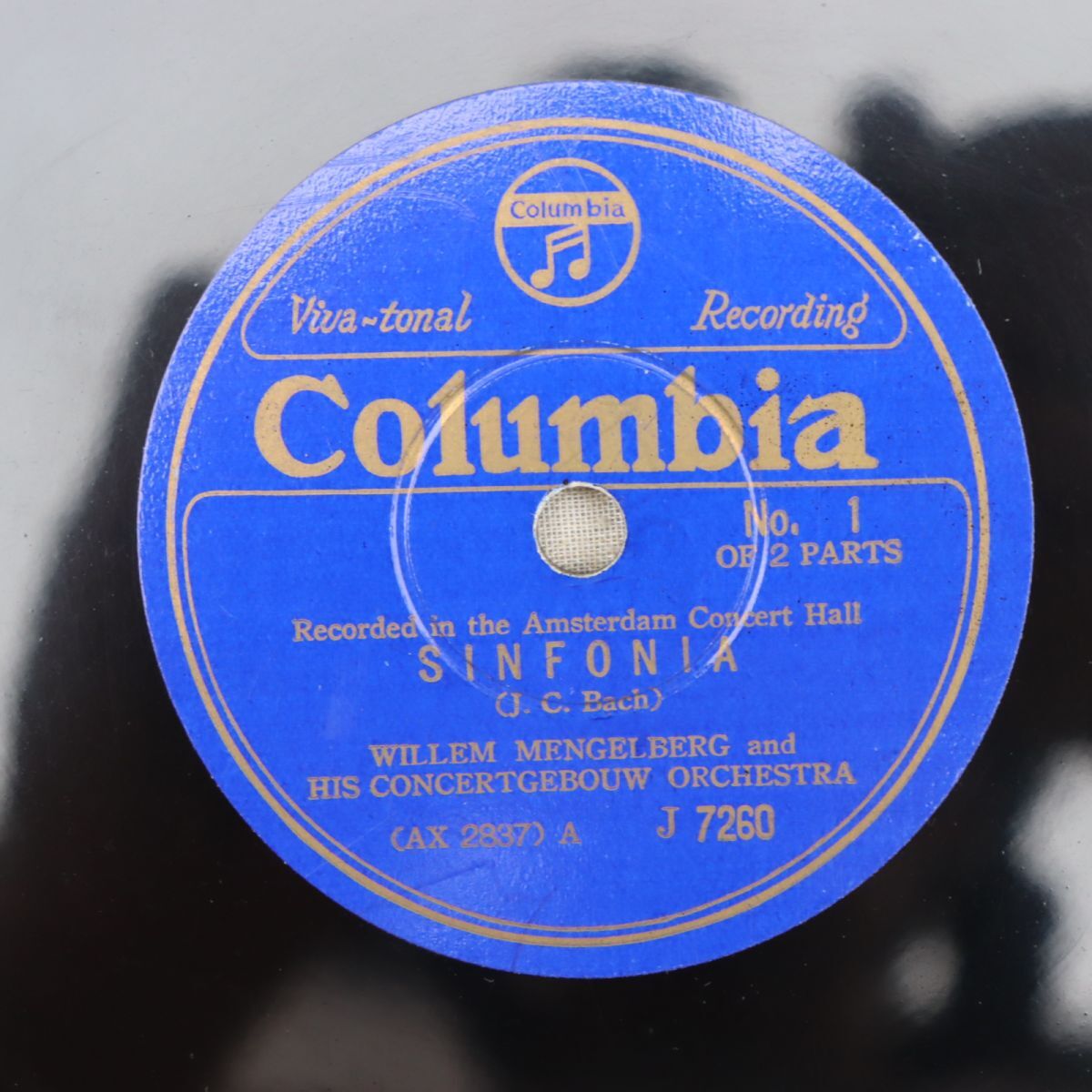 SB07/SP盤/メンゲルベルク指揮/コンセルトヘボウ/バッハ:シンフォニア/J7260拍卖