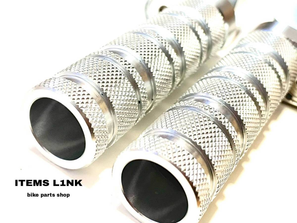 LK8-11SV アルミ フロント マルチステップ 銀 ZR-7/S ZR750F '99~2005y ZZR250 EX250H '90~2007y ZZR400 ZX400K/N '90~2007y用拍卖