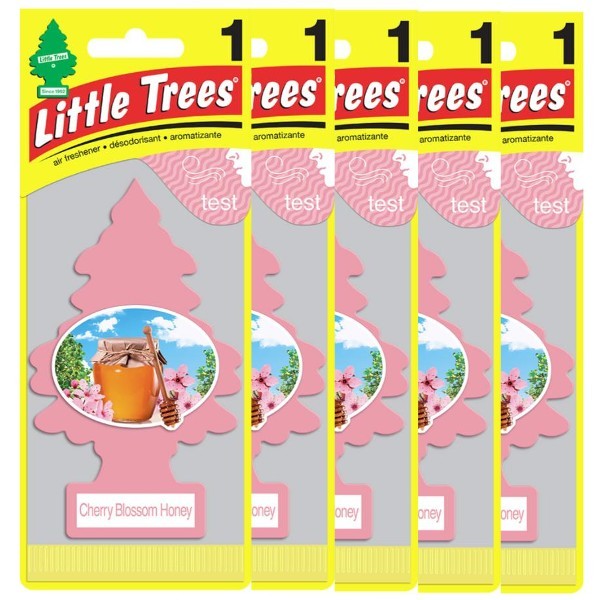 Little Treesリトルツリーエアーリフレッシュナー チェリーブロッサム ハニー5枚セット拍卖