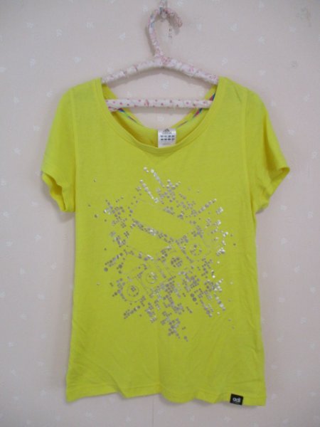 ● adidas アディダス ● 半袖Tシャツ ■ M 黄色(40912)拍卖