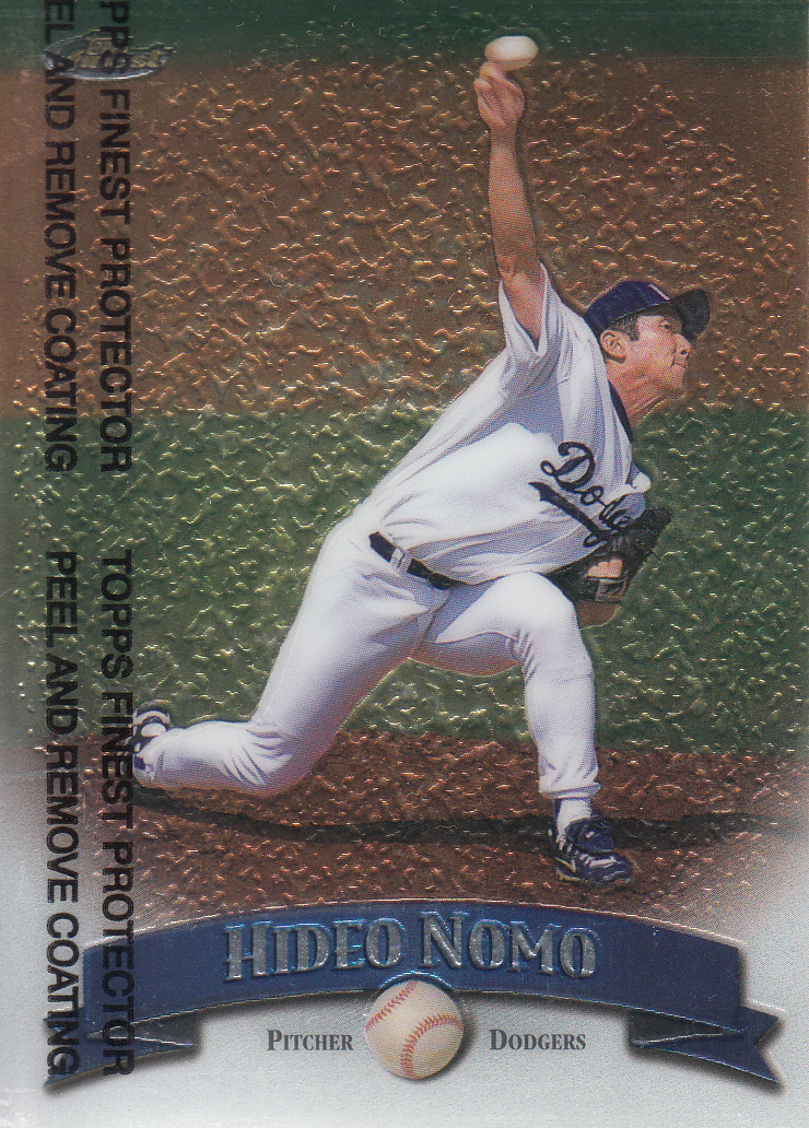 1998 Topps Finest Refractor 野茂英雄 HIDEO NOMO Los Angeles Dodgers拍卖