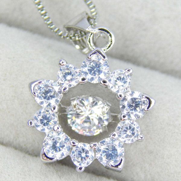 残り1点★新品★送料無料 逸品 絢爛 厳選 五芒星 星 10連CZダイヤモンド シルバー925 ジルコニア レディース ネックレス プラチナ仕上 限定拍卖