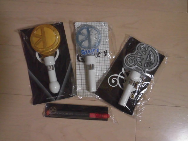 KinKi Kids★堂本光一★2006~2015年 ソロコンサート ペンライト 4点セット★mirror/Best Performance And Music/Gravity/Spiral★拍卖