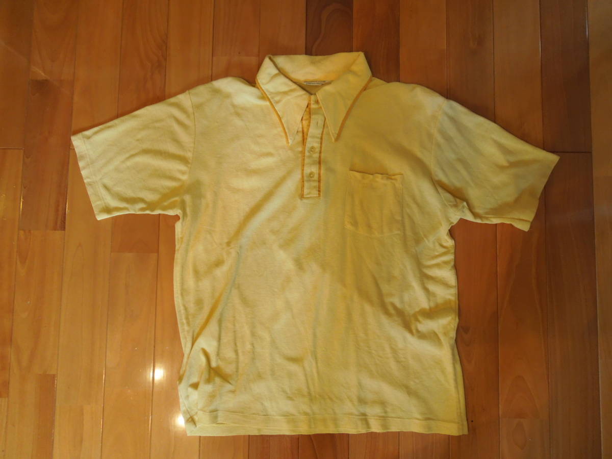 70'sヴィンテージ半袖ポロシャツ Lサイズ拍卖