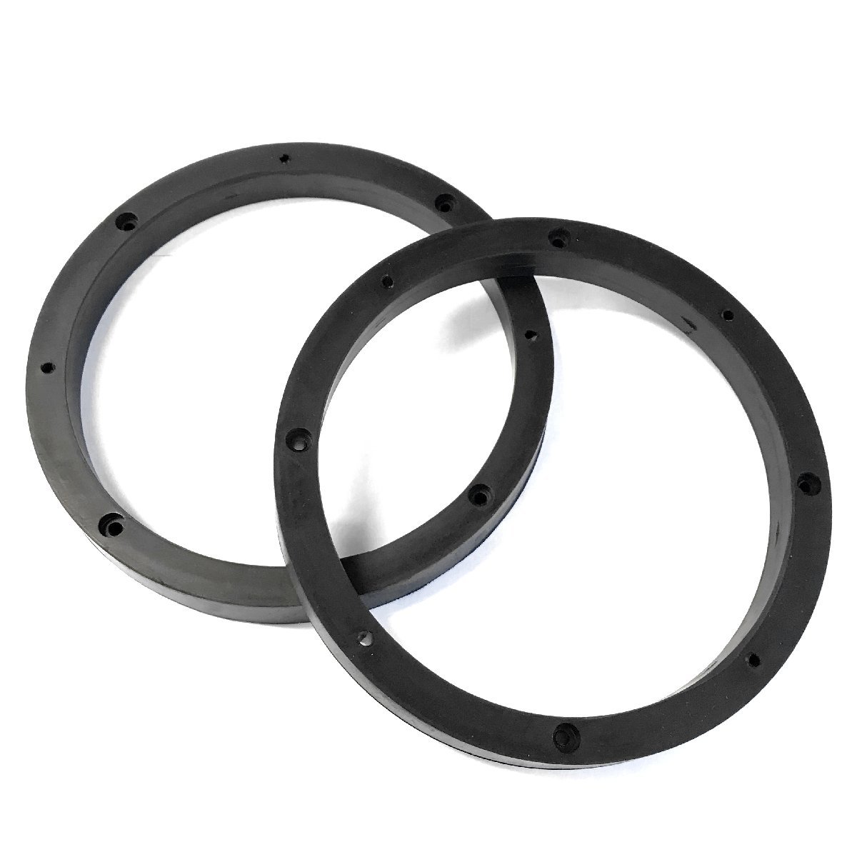 新品★送料込★汎用 高さ17mm 17cm用 スピーカースペーサー/スピーカーバッフル インナーバッフル スピーカーマット 2枚セット ST-10拍卖