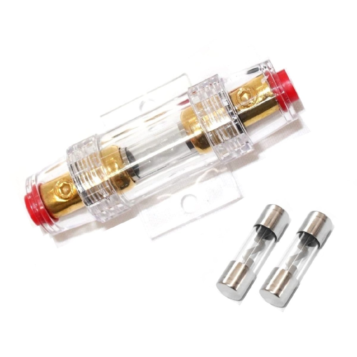 送料込★新品★MAVERICK ヒューズホルダー 30A 管ヒューズ 2本付き PMFH30拍卖