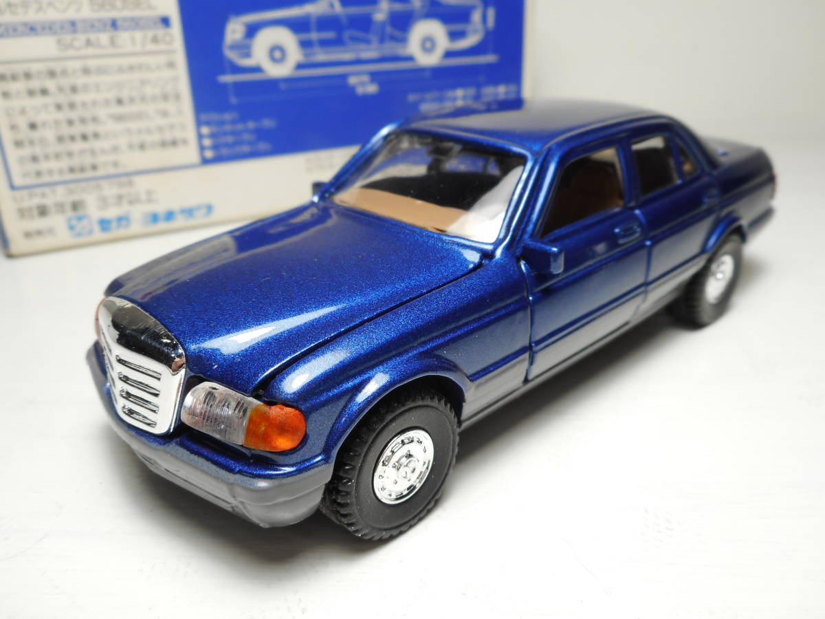 Merecedes BENZ 1/40 メルセデス ベンツ 560SEL 未展示品 Made in Japan 日本製 セガ・ヨネザワ 昭和 ダイムラー SG-04拍卖