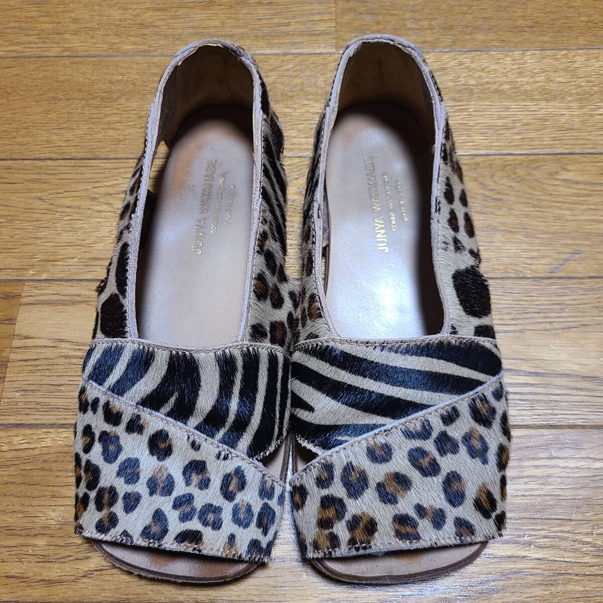 COMMEdesGARCONS JUNYAWATANABE レオパードパンプス サイズS ジュンヤワタナベ拍卖