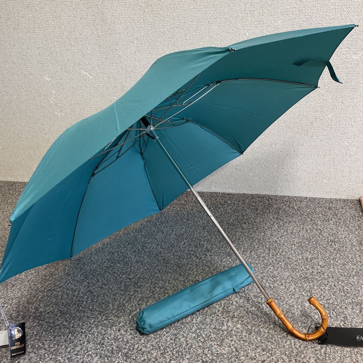 新品 タグ付き 正規品 フォックス 傘 雨傘 折りたたみ傘 ワンギーハンドル拍卖
