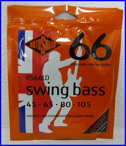 ROTOSOUND RS66LD エレキベース弦 ロトサウンドロングスケール 45-105新品拍卖