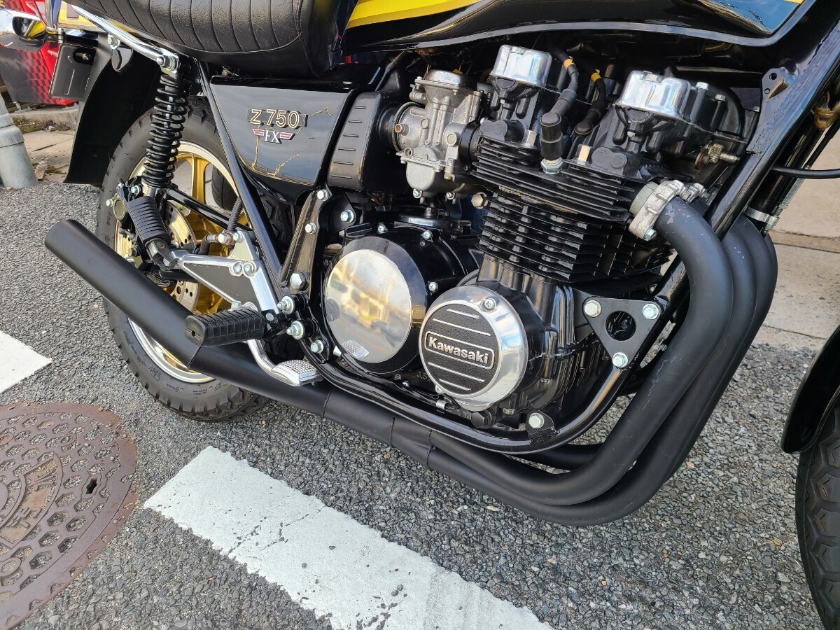 Z750FX 2型 3型 ショート管ブラック カワサキ 受注生産 拍卖