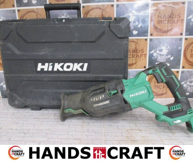 HiKOKI ハイコーキ CR36DA セーバーソー ※シュー無 現状品 本体のみ 36V 130mm ケース付き 【ハンズクラフト宜野湾店】拍卖