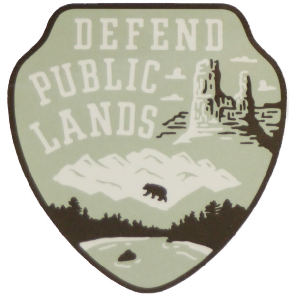 パタゴニア 海外版 ディフェンド パブリック ランズ キャンペーン ステッカー Patagonia DEFEND PUBLIC LANDS 紙製 シール デカール 新品拍卖