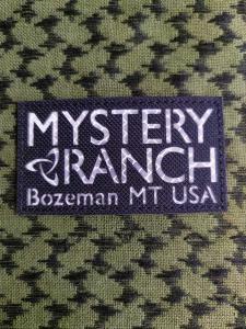 MYSTERY 黑 白文字 刺繍パッチ ワッペン ベルクロ サバゲー拍卖