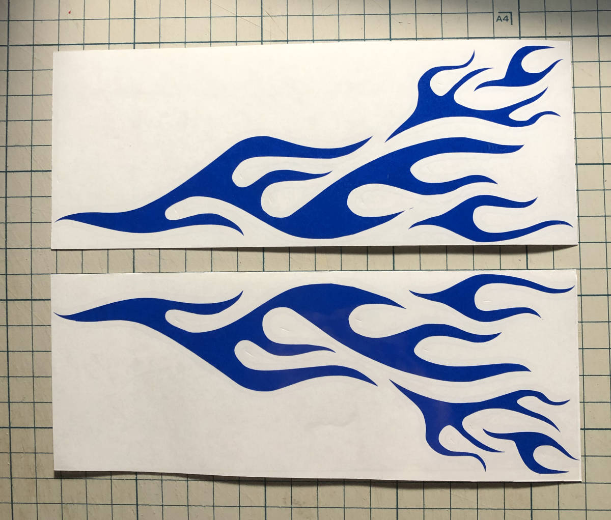 ファイアーパターン トライバル  ステッカー(2枚セット) タイプD  ☆拍卖