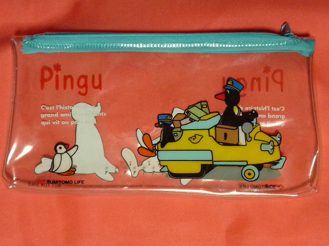 激レア!住友生命PINGU ピングー キャラクター クリアポーチ(非売品)拍卖