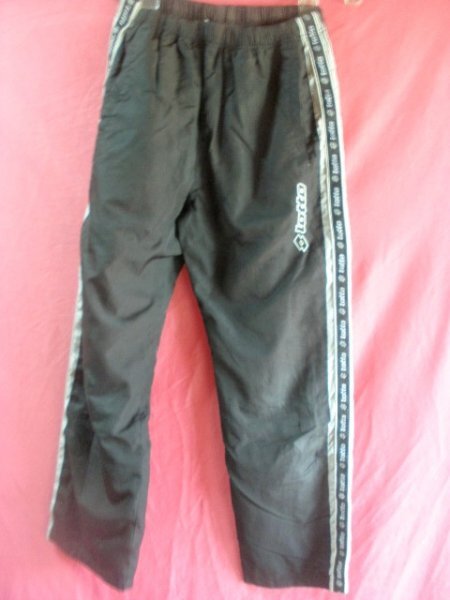 USED キッズ Lotto スポーツパンツ サイズ150 黒色 難有り拍卖