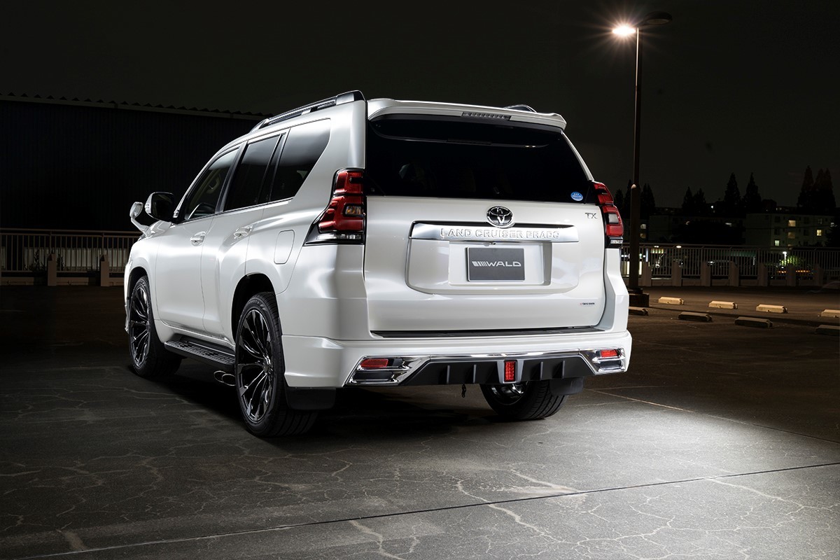 ★WALD ランクル プラド M/C後 ~SPORTS LINE~ エアロ 2P KIT(F+R)★ 送料無料! 拍卖