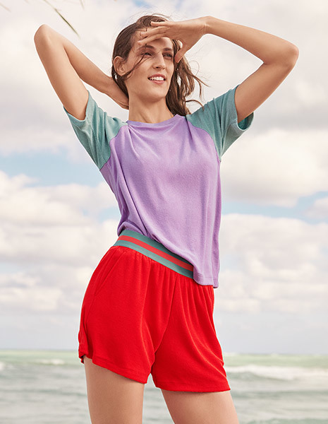 【新品・XL・レッド】ユニクロ×トーマス・マイヤー tomas maier エアリズムパイルショートパンツ ラウンジ リゾート 水着 プール拍卖