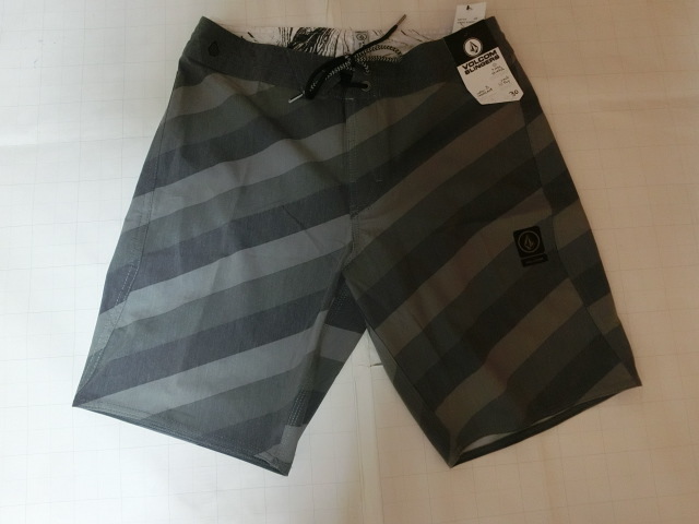 ☆USA購入 ボルコム【VOLCOM SLINGERS】【4WAY stretch】【Water repellent】【Cinch fly】サーフパンツ 30インチ グレー系拍卖