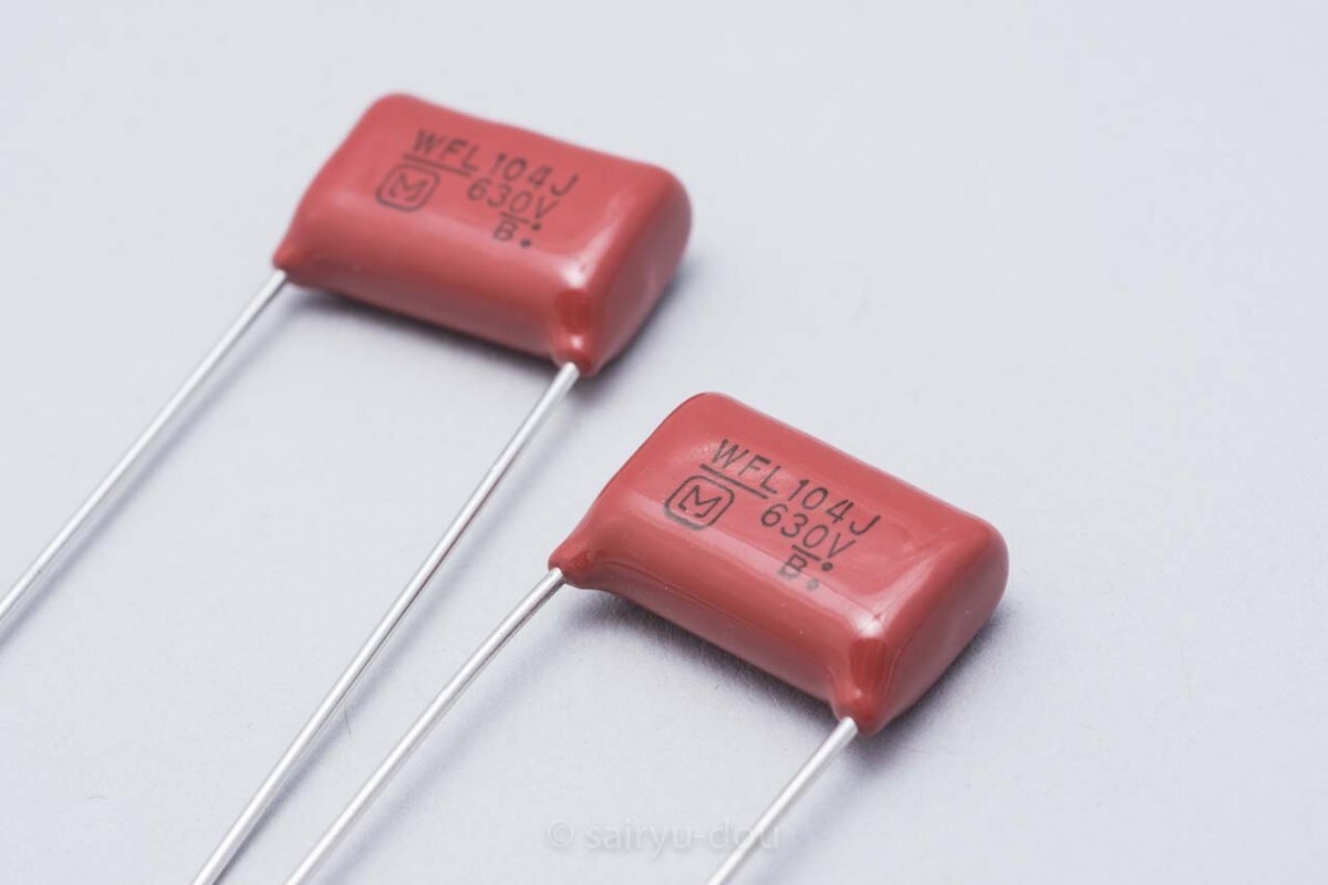 Panasonic PPフィルムコンデンサ ECWF(L)0.1μF/630VDC/5% 104J 2個セットA拍卖