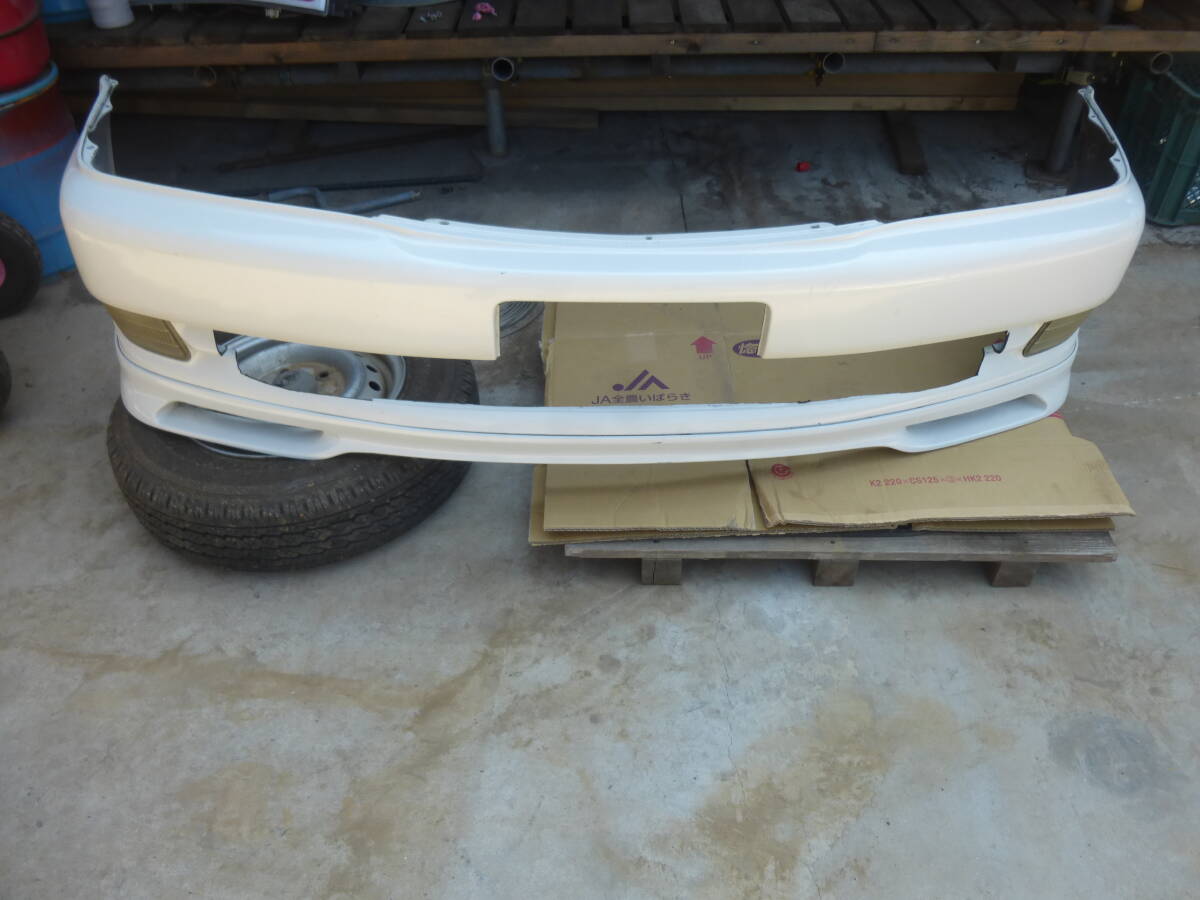 JZX100 ツアラーV チェイサー 前期 純正OPフロントスポイラー バンパーセット フォグ付 管:P-97拍卖